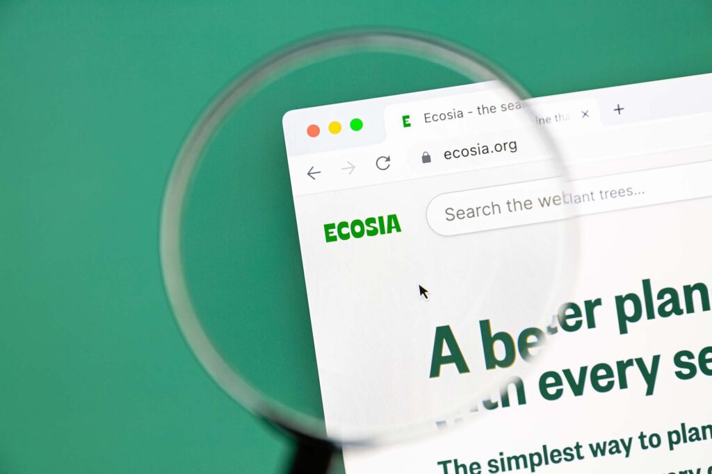 Ecosia is the search engine that plants trees.