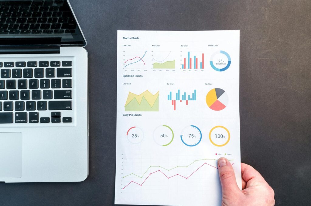 A paper showing analytics
